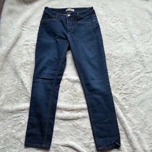 J.Jill Smooth Fit Slim Ankle Jeans - Dark Wash Denim Size 2